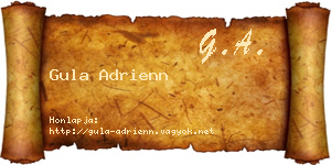 Gula Adrienn névjegykártya